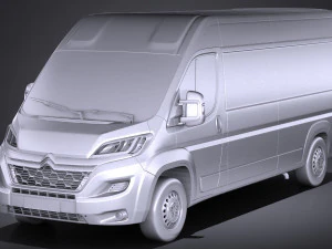 Citroen Jumper 2015-2018 3D Model
