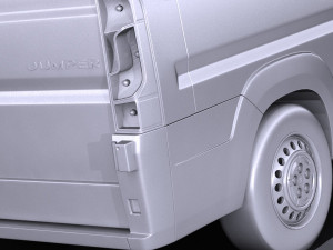 Citroen Jumper 2015-2018 3D Model