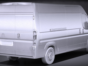 Citroen Jumper 2015-2018 3D Model