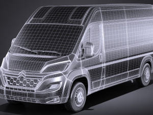 Citroen Jumper 2015-2018 3D Model