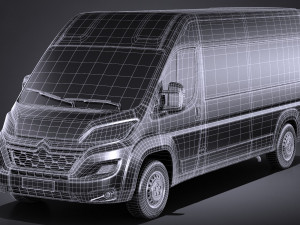 Citroen Jumper 2015-2018 3D Model