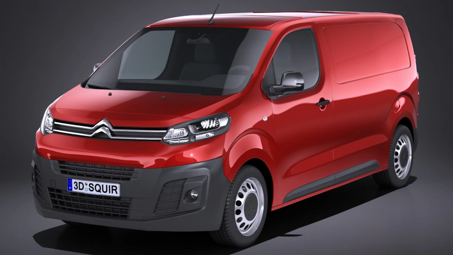 Citroen Jumpy 2018 3D Model .c4d .max .obj .3ds .fbx .stl .blend