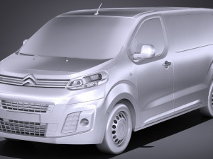 Citroen Jumpy 2018 3D Model