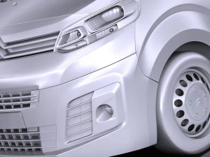 Citroen Jumpy 2018 3D Model