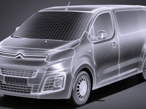 Citroen Jumpy 2018 3D Model