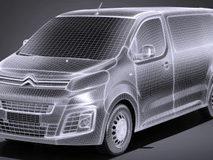 Citroen Jumpy 2018 3D Model