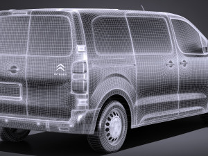 Citroen Jumpy 2018 3D Model