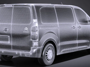 Citroen Jumpy 2018 3D Model