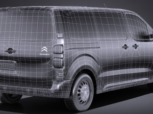 Citroen Jumpy 2018 3D Model