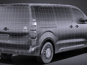 Citroen Jumpy 2018 3D Model