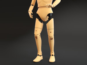 Crash Test Dummy Standing Modèle 3D