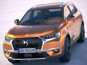 DS 7 Crossback 2018 3Dモデル