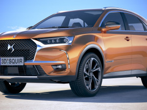 DS 7 Crossback 2018 3Dモデル