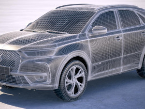 DS 7 Crossback 2018 3Dモデル