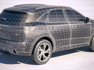 DS 7 Crossback 2018 3Dモデル