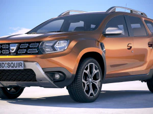 Dacia Duster 2018 3D Model