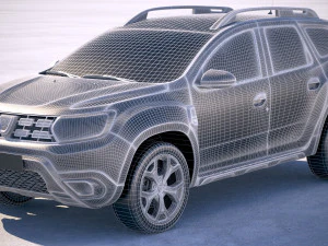 Dacia Duster 2018 3D Model