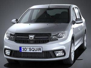 Dacia Sandero 2017 3D 모델