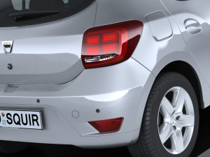 Dacia Sandero 2017 3D 모델