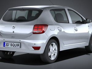 Dacia Sandero 2017 3D 모델