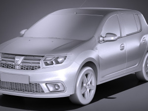 Dacia Sandero 2017 3D 모델