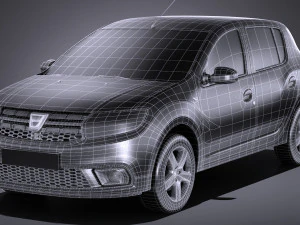 Dacia Sandero 2017 3D Model