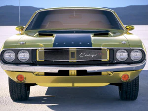 Dodge Challenger 1970 With Interior 3D Model