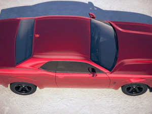 Dodge Challenger SRT Demon 2018 3D Model