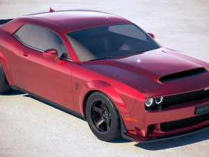 Dodge Challenger SRT Demon 2018 3D Model