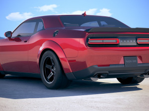 Dodge Challenger SRT Demon 2018 3D Model