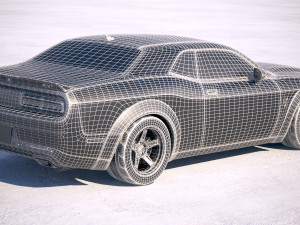 Dodge Challenger SRT Demon 2018 3D Model