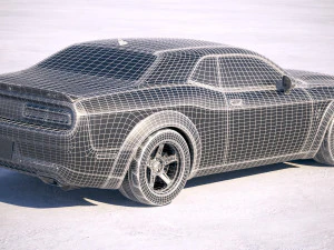 Dodge Challenger SRT Demon 2018 3D Model