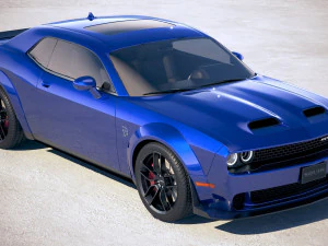 Dodge Challenger SRT Hellcat 2019 3D Model