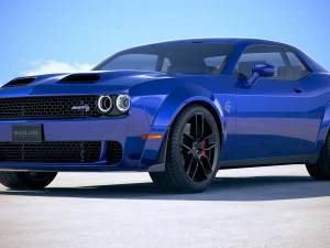 Dodge Challenger SRT Hellcat 2019 3D Model
