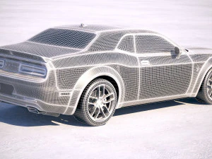 Dodge Challenger SRT Hellcat 2019 3D Model