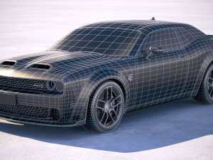 Dodge Challenger SRT Hellcat 2019 3Dモデル