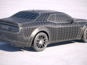 Dodge Challenger SRT Hellcat 2019 3D Model