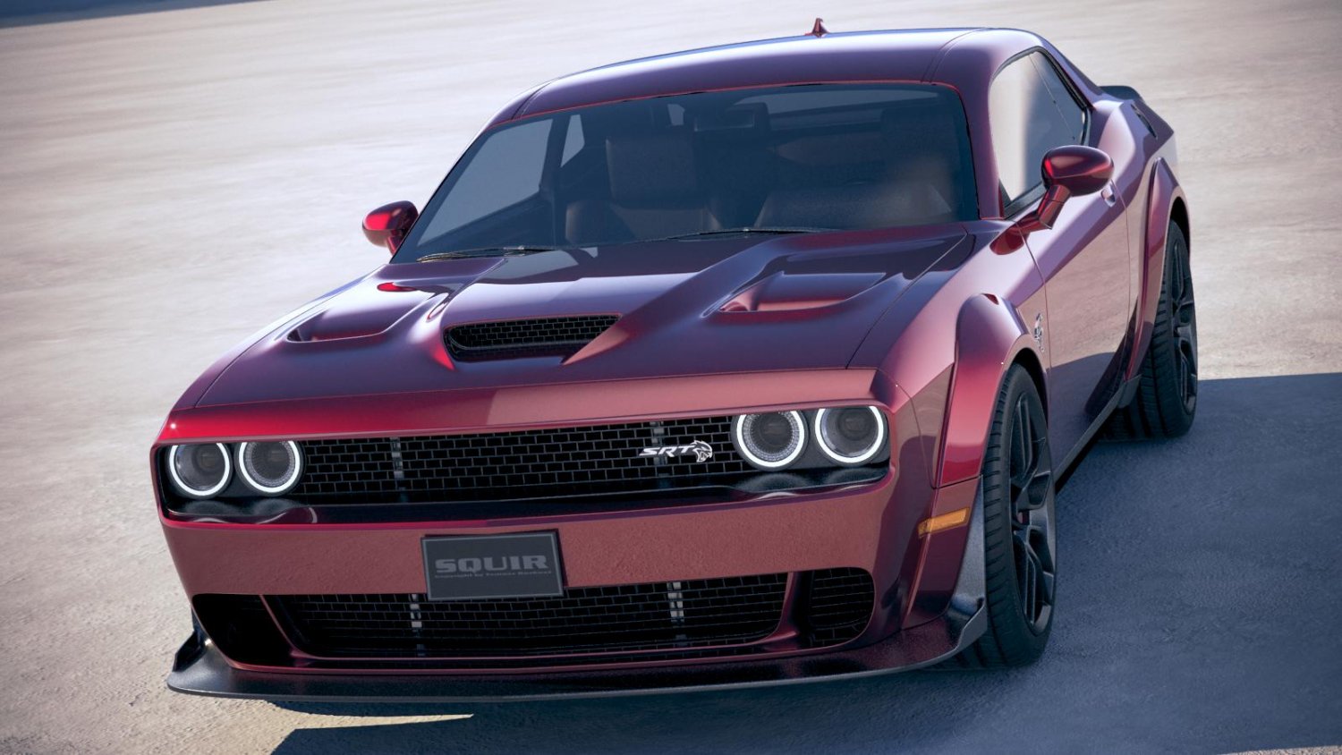 Dodge Challenger Srt Hellcat Widebody 2018 3d Model In Sport Cars 3dexport