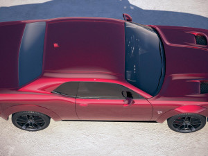 Dodge Challenger SRT Hellcat Widebody 2018 3D-Modell