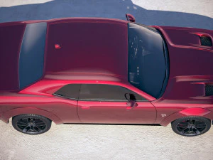 Dodge Challenger SRT Hellcat Widebody 2018 3D Model