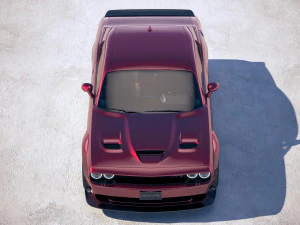 Dodge Challenger SRT Hellcat Widebody 2018 3D Model