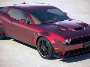 Dodge Challenger SRT Hellcat Widebody 2018 3D Model