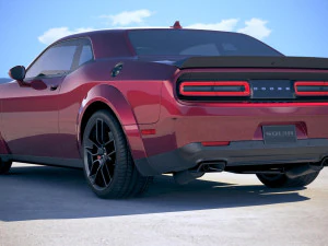 Dodge Challenger SRT Hellcat Widebody 2018 3D Model