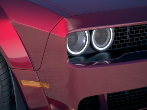 Dodge Challenger SRT Hellcat Widebody 2018 3D-Modell
