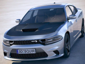 Dodge Charger SRT Hellcat 2019 3D Model