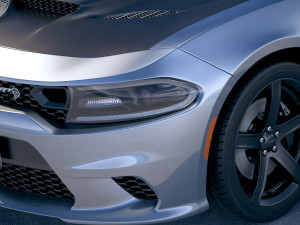 Dodge Charger SRT Hellcat 2019 Modelo 3D