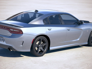 Dodge Charger SRT Hellcat 2019 Modelo 3D