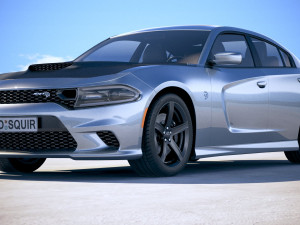 Dodge Charger SRT Hellcat 2019 Modelo 3D