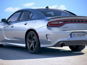 Dodge Charger SRT Hellcat 2019 Modelo 3D