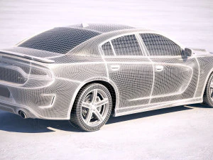 Dodge Charger SRT Hellcat 2019 3D Model